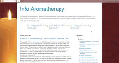 Desktop Screenshot of information-aromatherapy.blogspot.com