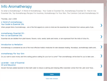 Tablet Screenshot of information-aromatherapy.blogspot.com