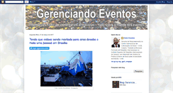 Desktop Screenshot of gerenciandoeventos.blogspot.com