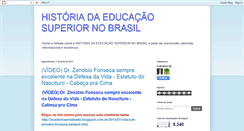 Desktop Screenshot of educacaosuperiornobrasil.blogspot.com