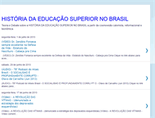 Tablet Screenshot of educacaosuperiornobrasil.blogspot.com