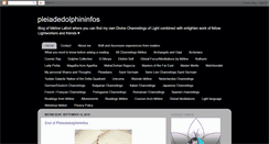 Desktop Screenshot of pleiadedolphininfos.blogspot.com