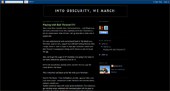 Desktop Screenshot of marchintoobscurity.blogspot.com