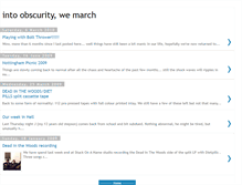 Tablet Screenshot of marchintoobscurity.blogspot.com