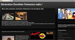 Desktop Screenshot of generationdorothee.blogspot.com