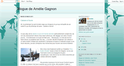 Desktop Screenshot of ameliegagnon.blogspot.com