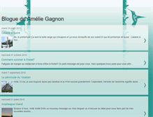 Tablet Screenshot of ameliegagnon.blogspot.com