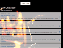 Tablet Screenshot of mattlittlewood.blogspot.com