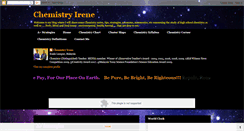 Desktop Screenshot of chemistryirene.blogspot.com