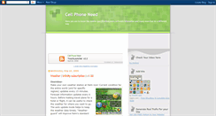 Desktop Screenshot of cellphoneneed.blogspot.com