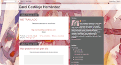 Desktop Screenshot of carolcastillejo.blogspot.com