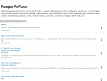 Tablet Screenshot of pampermeplace.blogspot.com