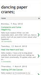 Mobile Screenshot of dancingpapercranes.blogspot.com