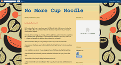 Desktop Screenshot of nomorecupnoodle.blogspot.com