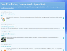Tablet Screenshot of crearesultados.blogspot.com