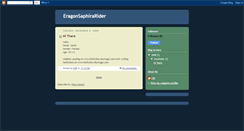 Desktop Screenshot of eragonsaphirarider.blogspot.com