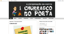 Desktop Screenshot of churrascodopoeta.blogspot.com