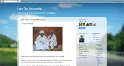 Desktop Screenshot of luzdearuanda.blogspot.com