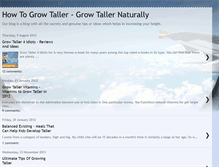 Tablet Screenshot of howtogrow-taller.blogspot.com