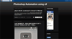 Desktop Screenshot of photoshopautomation.blogspot.com