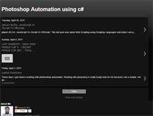 Tablet Screenshot of photoshopautomation.blogspot.com