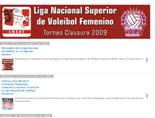 Tablet Screenshot of liganacionaldevoleyfemenino.blogspot.com