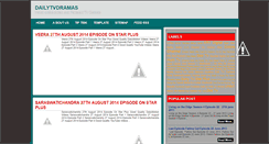 Desktop Screenshot of dailytvdramas.blogspot.com