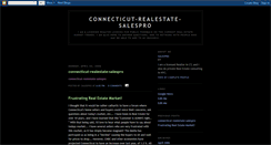 Desktop Screenshot of connecticut-realestate-salespro.blogspot.com