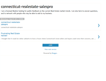 Tablet Screenshot of connecticut-realestate-salespro.blogspot.com