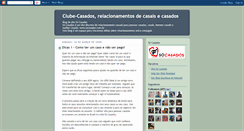 Desktop Screenshot of clube-casados.blogspot.com