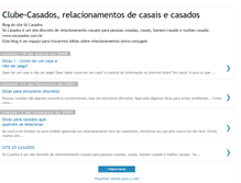 Tablet Screenshot of clube-casados.blogspot.com