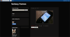 Desktop Screenshot of fantasyframes.blogspot.com