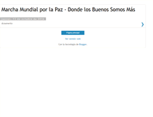 Tablet Screenshot of marchaxlapaz.blogspot.com