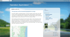 Desktop Screenshot of operation-assimilation.blogspot.com