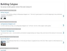 Tablet Screenshot of buildingcalypso.blogspot.com