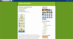 Desktop Screenshot of mexico-del-norte.blogspot.com