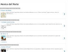 Tablet Screenshot of mexico-del-norte.blogspot.com