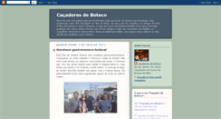 Desktop Screenshot of cacadores-de-boteco.blogspot.com
