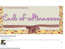 Tablet Screenshot of afternoonend.blogspot.com