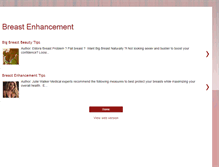 Tablet Screenshot of breastbeautytips.blogspot.com