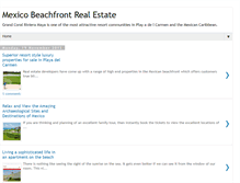 Tablet Screenshot of mexicobeachfrontrealestate.blogspot.com