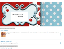 Tablet Screenshot of christascorner.blogspot.com
