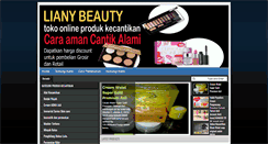 Desktop Screenshot of lianybeauty.blogspot.com