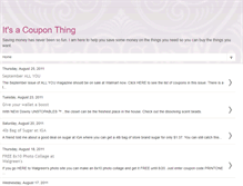 Tablet Screenshot of itsacouponthing.blogspot.com