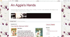 Desktop Screenshot of anaggieshands.blogspot.com
