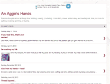 Tablet Screenshot of anaggieshands.blogspot.com