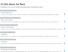 Tablet Screenshot of itsnotabouttherace.blogspot.com