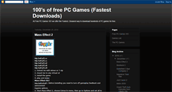 Desktop Screenshot of freepcgames101.blogspot.com