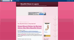 Desktop Screenshot of beautifulshoesinlaguna.blogspot.com