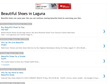 Tablet Screenshot of beautifulshoesinlaguna.blogspot.com